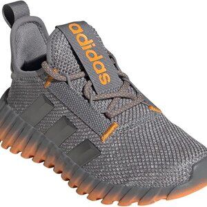 Adidas Slip On Sneakers Tennis Shoes Casual Iron Grey Tangerine Color Size 8.5